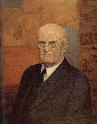 Grant Wood The Portrait of John Sweden oil painting artist